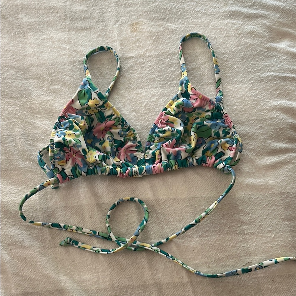 PacSun Floral Bikini Top - Multicolor